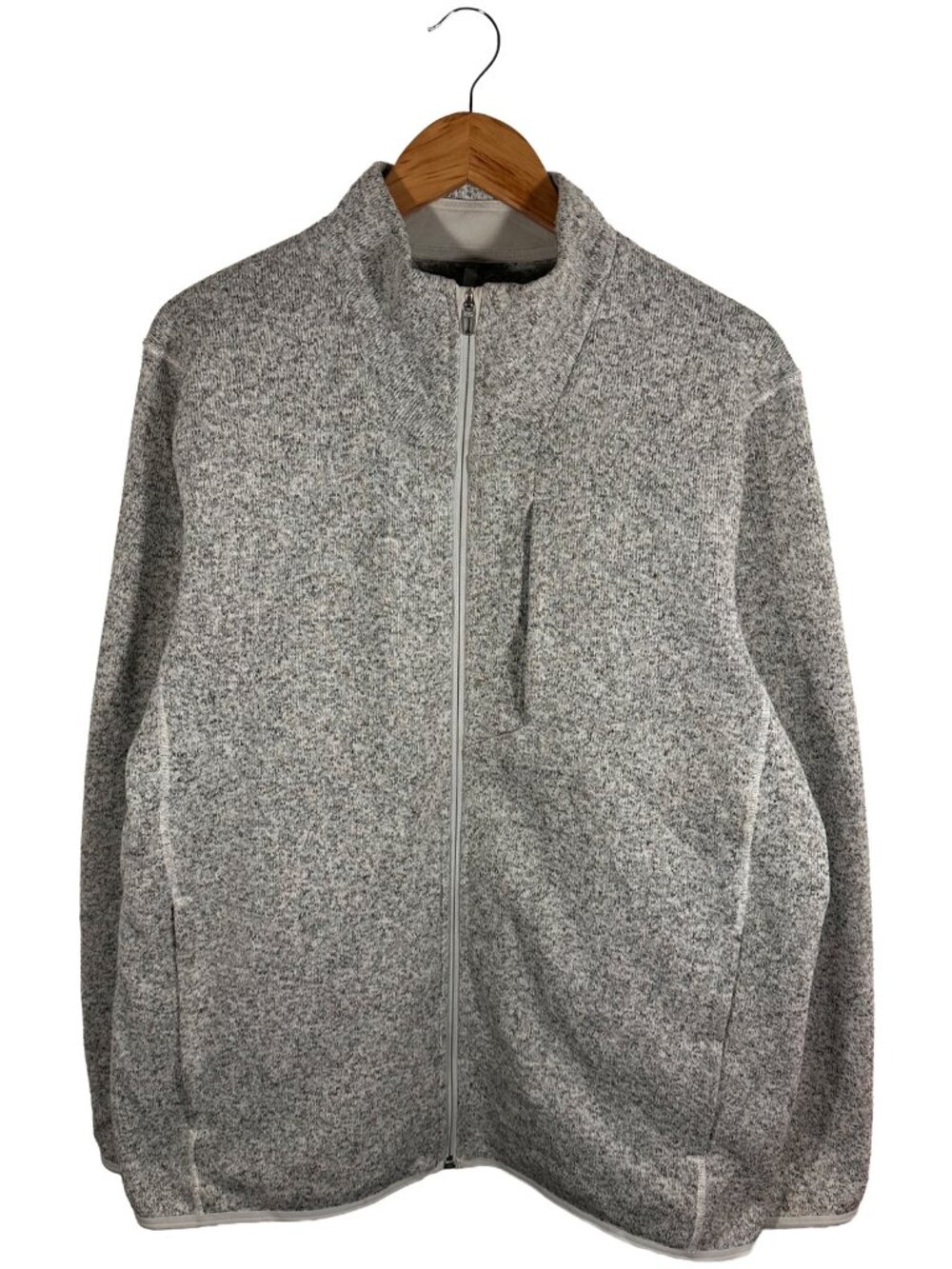 Lululemon Men’s Heathered Gray Full Zip Sojourn Fleece Jacket Size XL